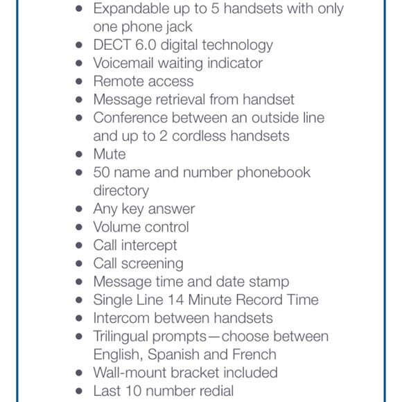 Home telephone set with answering machine - Picture 6 of 6